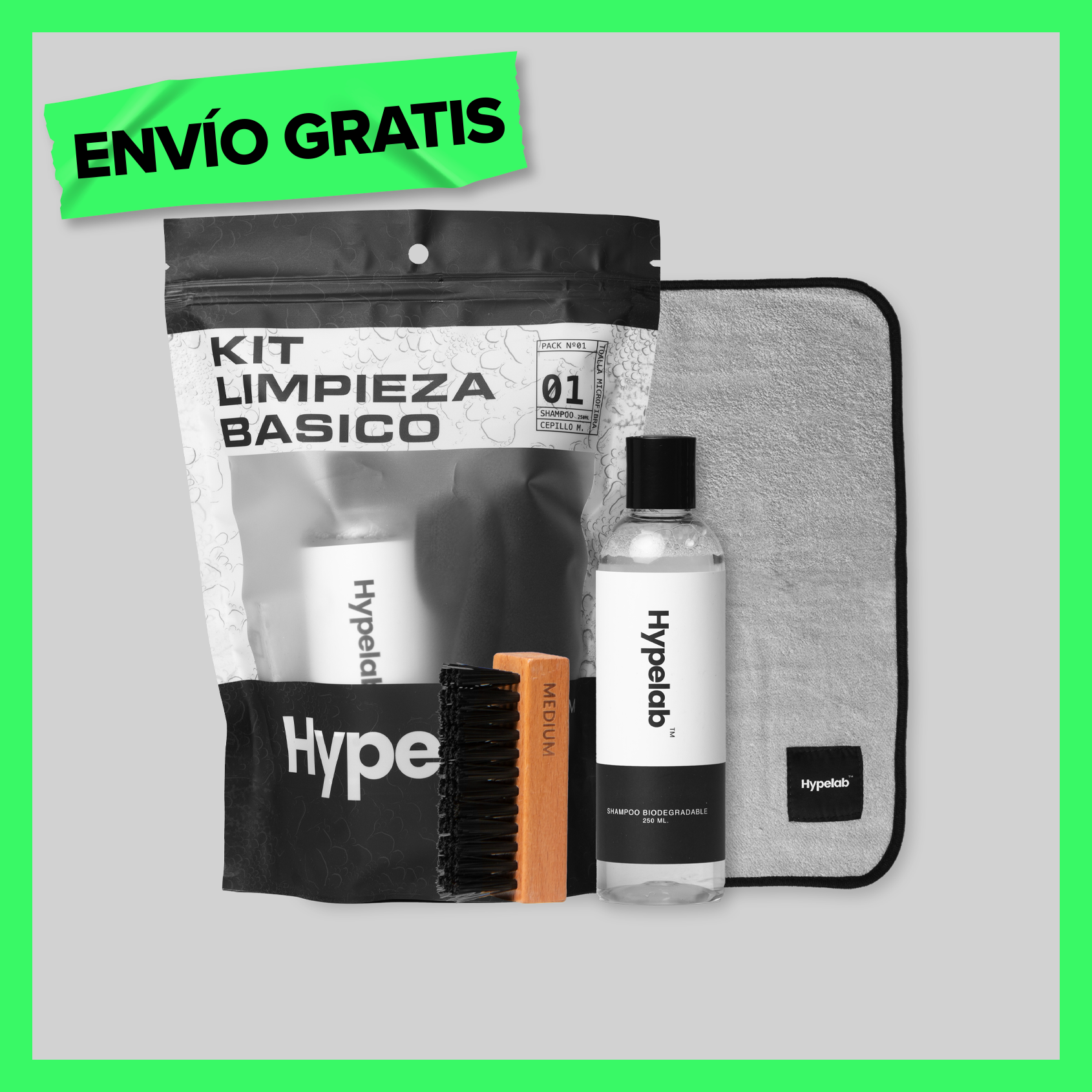 Kit de limpieza básico