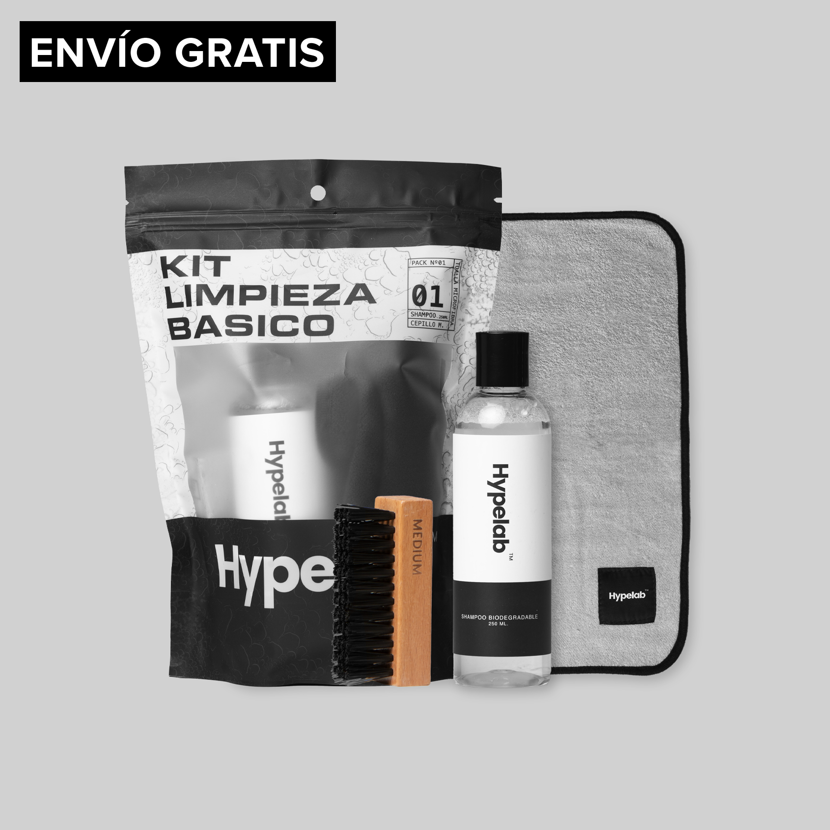 Kit de limpieza básico